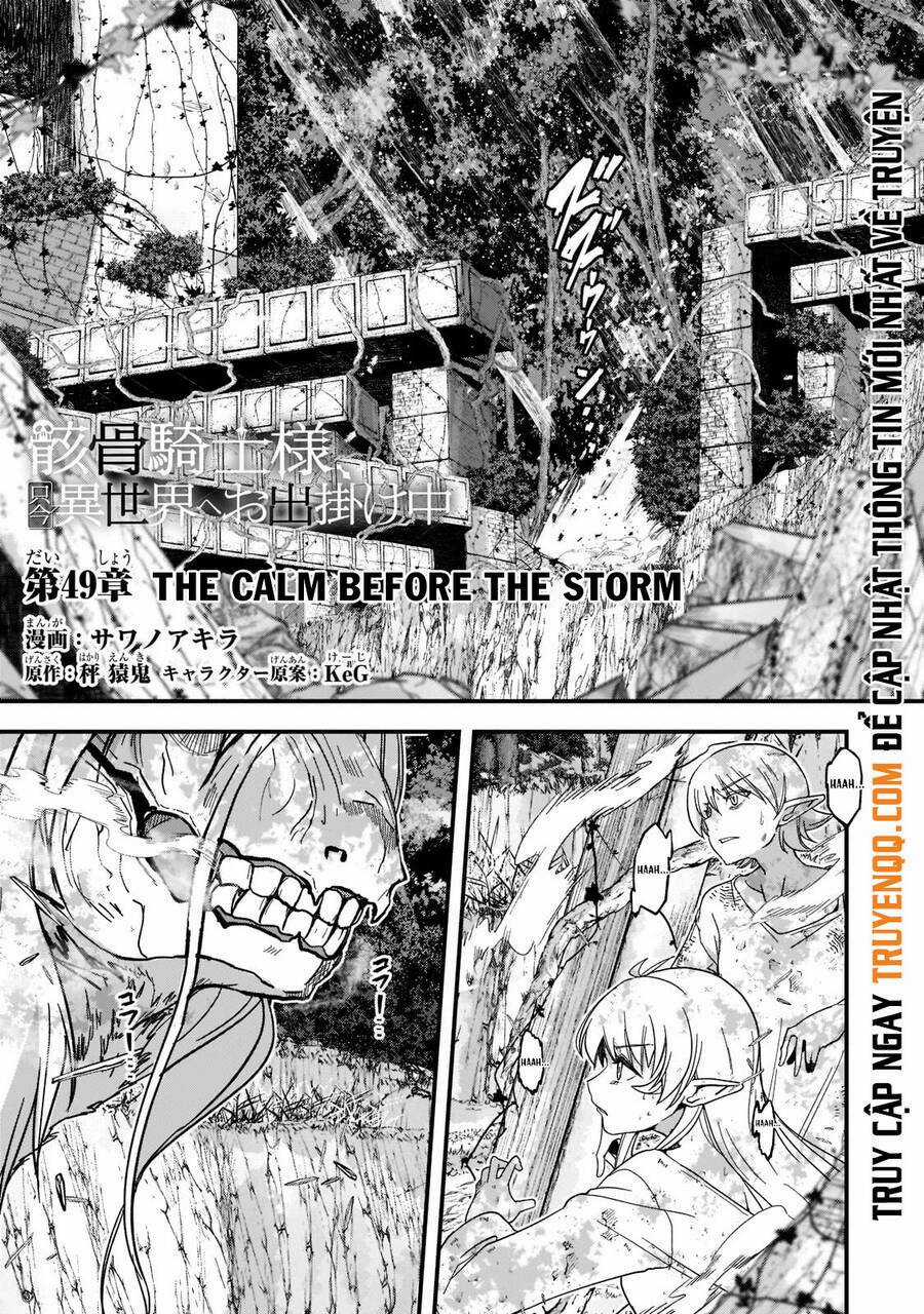 Gaikotsu Kishi-Sama, Tadaima Isekai E O Dekake-Chu Chapter 49 trang 1