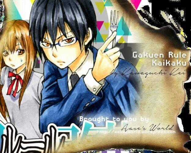 Gakuen Rule Kaikaku Chapter 1 trang 0