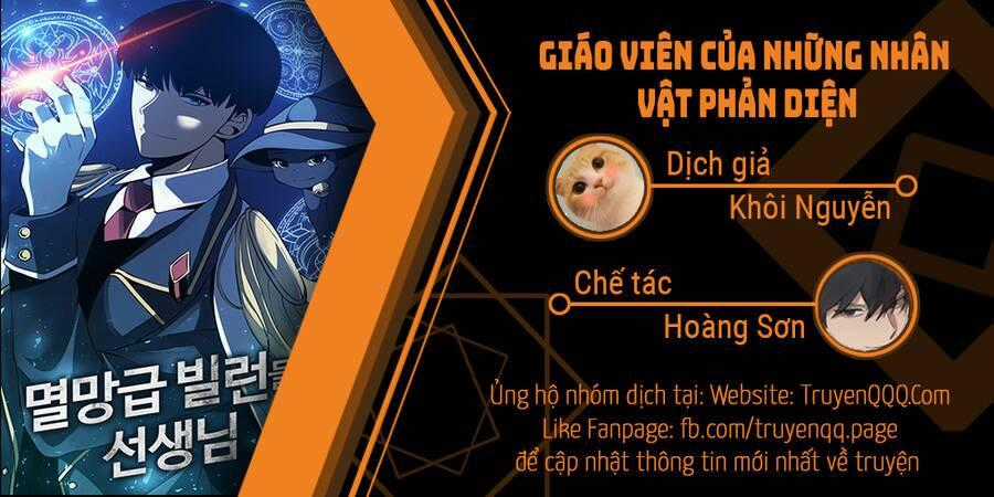 Giáo Viên Của Những Nhân Vật Phản Diện Chapter 1 trang 0