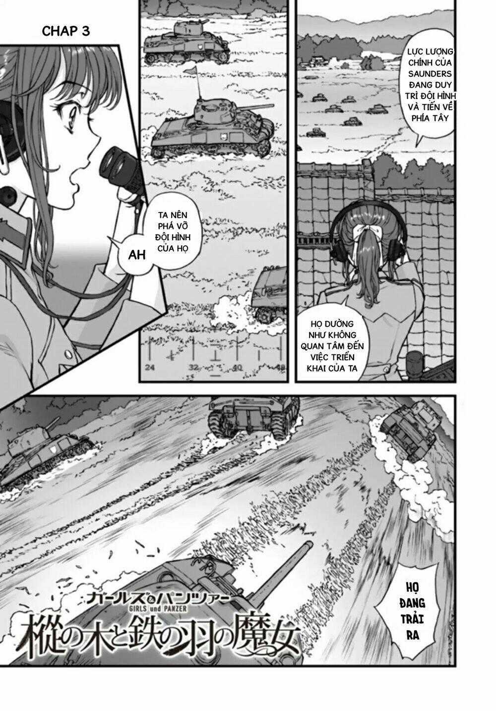 Girls Und Panzer: The Fir Tree And The Iron-Winged Witch Chapter 3 trang 0