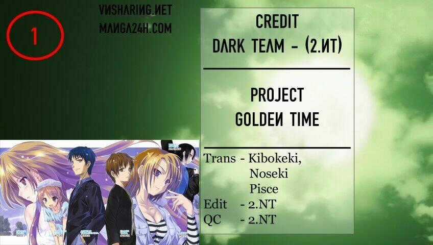 Golden Time (Umechazuke) Chapter 1 trang 0