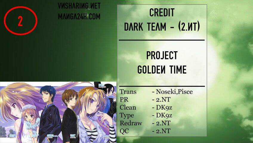 Golden Time Chapter 2 trang 0