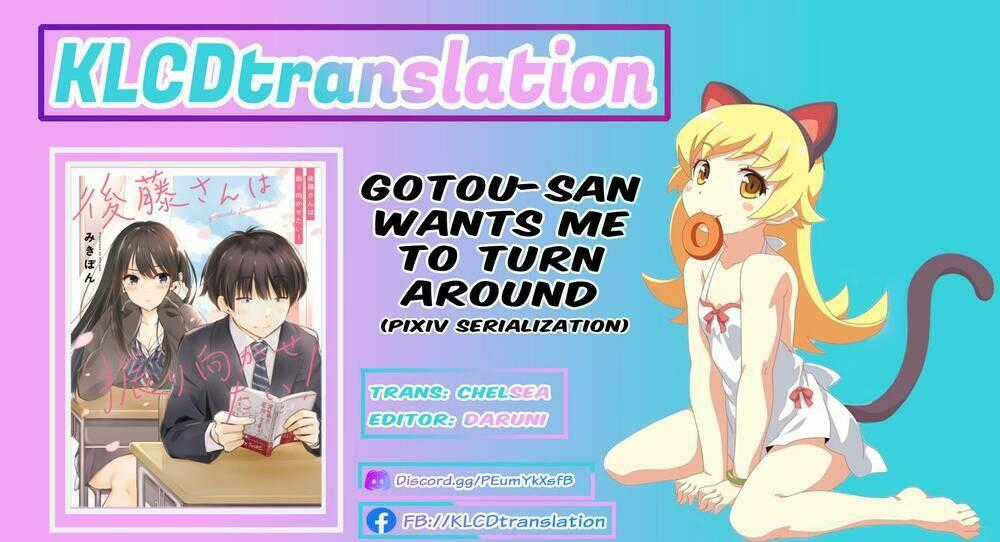 Gotou-San Wa Furimukasetai! Chapter 1 trang 0