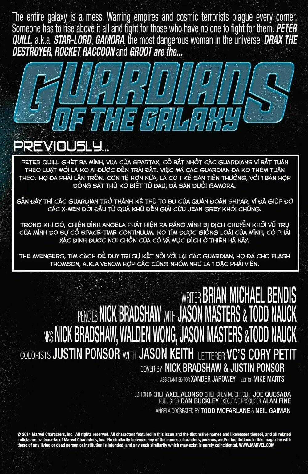 Guardians Of The Galaxy V3 2013 Chapter 14 trang 1