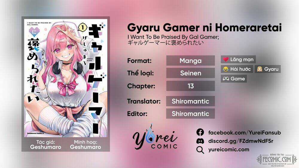 Gyaru Gamer Homeraretai Chapter 13 trang 0