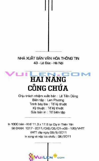 Hai Nàng Công Chúa Chapter 3 trang 1