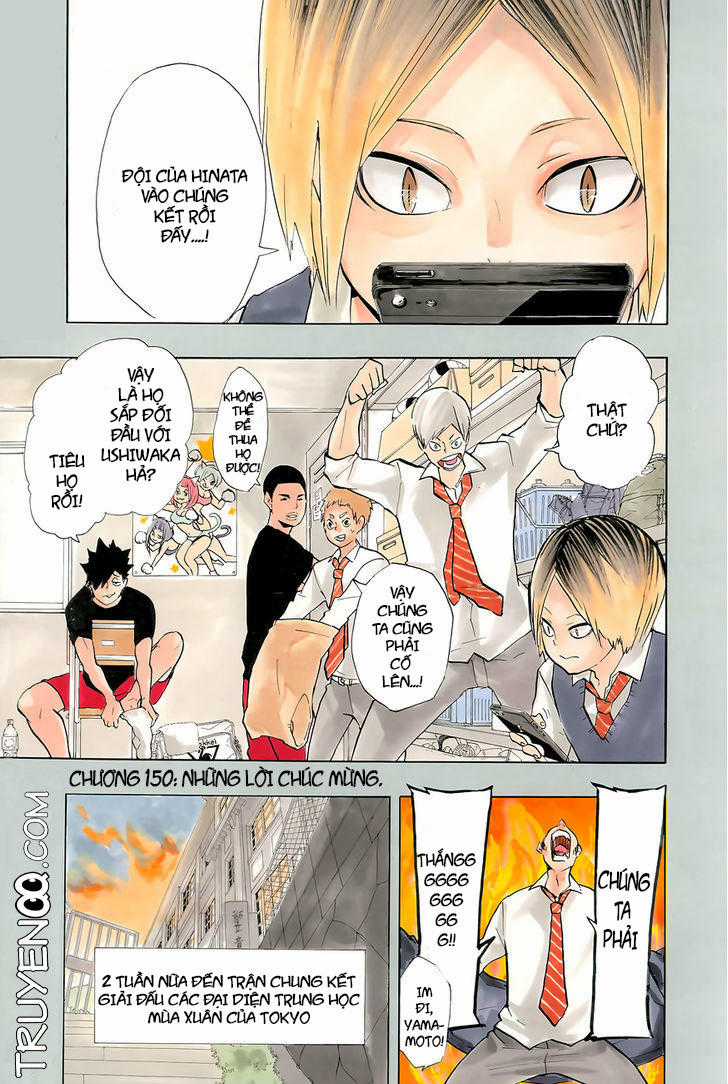 Haikyuu Chapter 150 trang 1