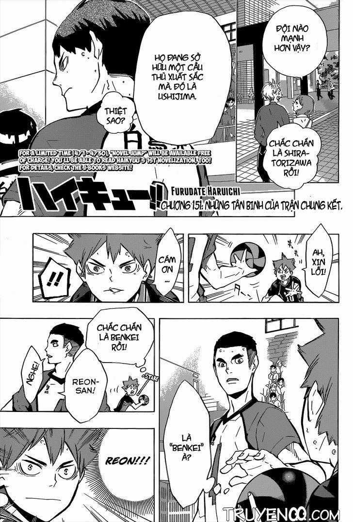 Haikyuu Chapter 151 trang 1