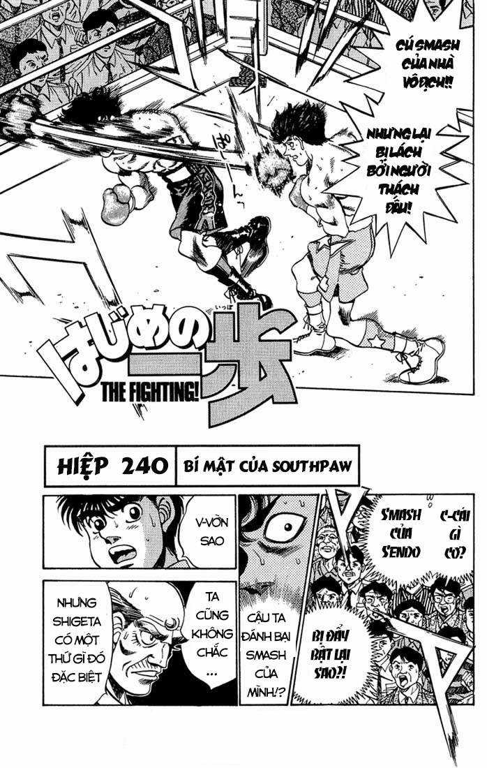 Hajime No Ippo Chapter 240 trang 0