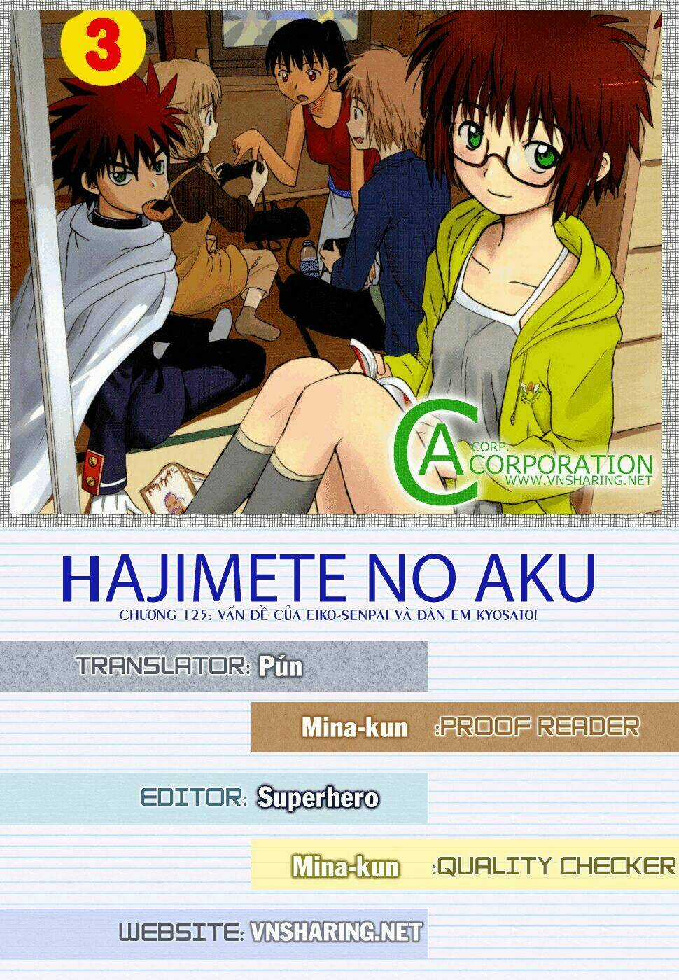 Hajimete No Aku Chapter 125 trang 1