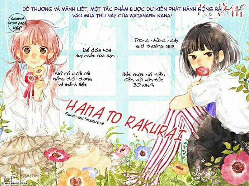 Hana To Rakurai Chapter 1 trang 1