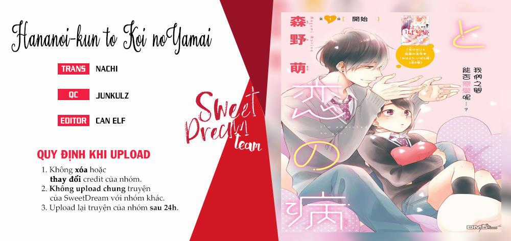 Hananoi-Kun To Koi No Yamai Chapter 1 trang 1