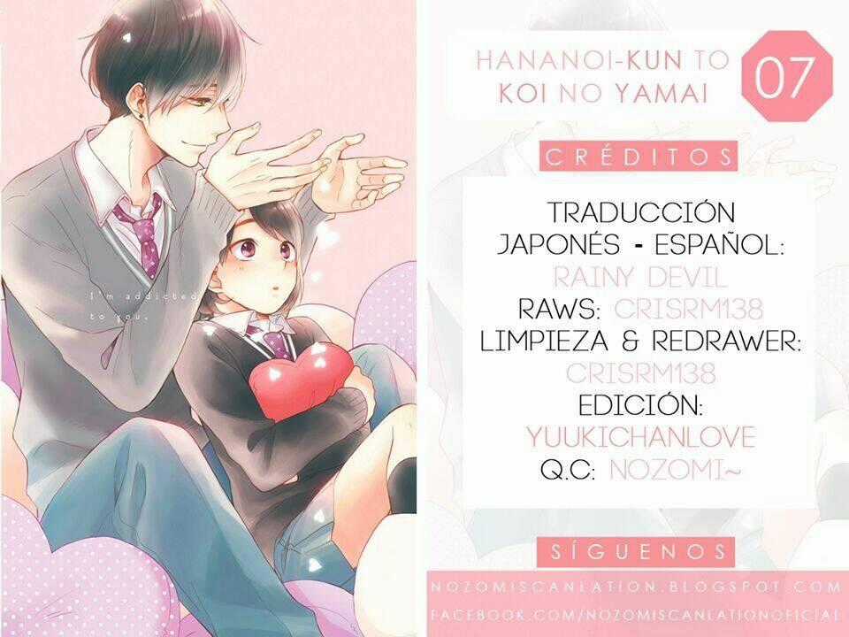 Hananoi-Kun Và Căn Bệnh Tình Yêu Chapter 7 trang 1