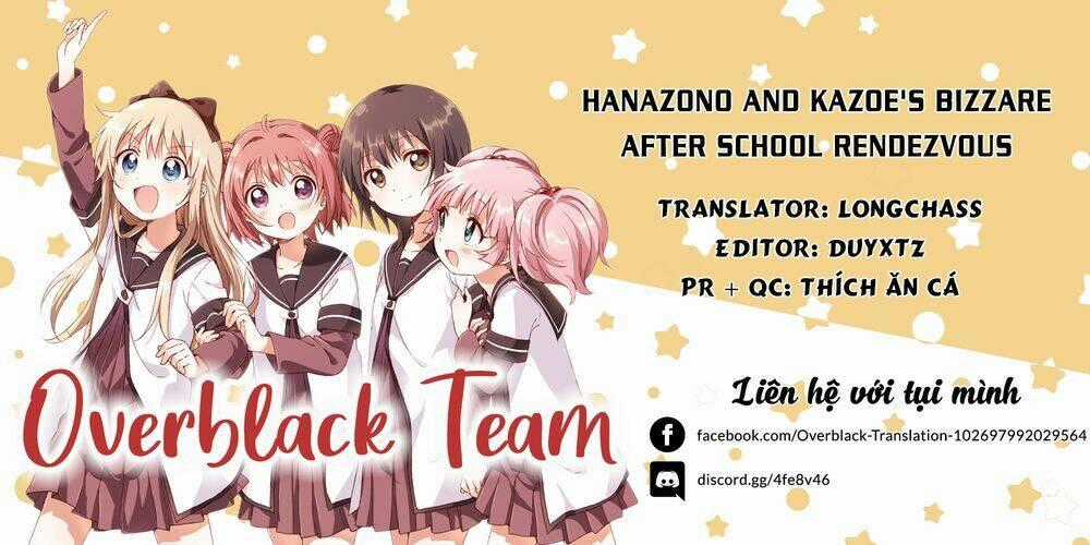 Hanazono And Kazoe's Bizzare After School Rendezvous Chapter 12 trang 1