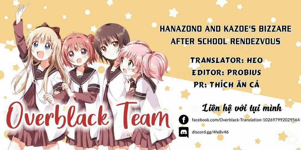 Hanazono And Kazoe's Bizzare After School Rendezvous Chapter 13 trang 1