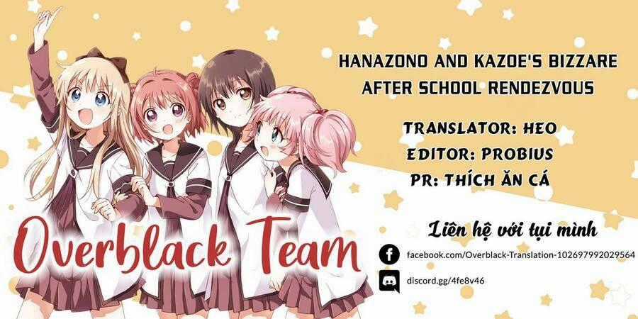 Hanazono And Kazoe's Bizzare After School Rendezvous Chapter 14 trang 1