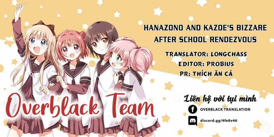 Hanazono And Kazoe's Bizzare After School Rendezvous Chapter 15 trang 1