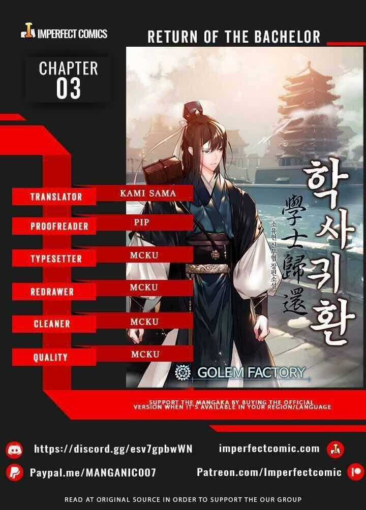 Hành Trình Của Cử Nhân Ma Hyun Chapter 3 trang 1