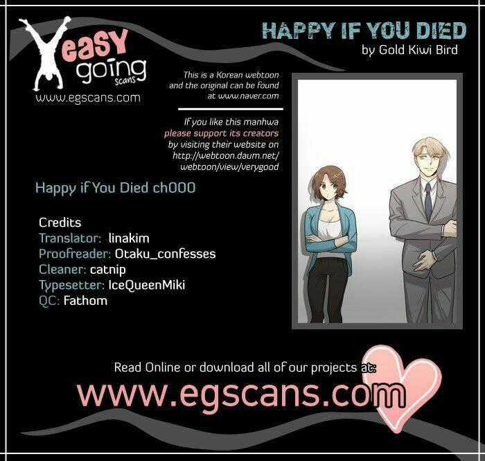 Happy if you died Chapter 0 trang 1