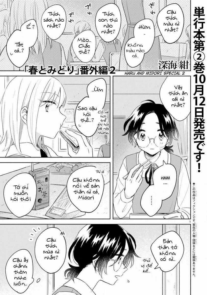 Haru And Midori Chapter 9.5 trang 0