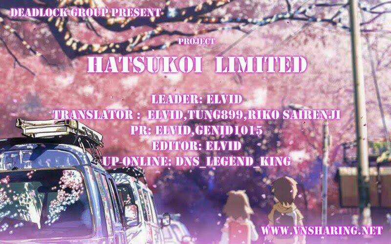 Hatsukoi Limited Chapter 11 trang 0