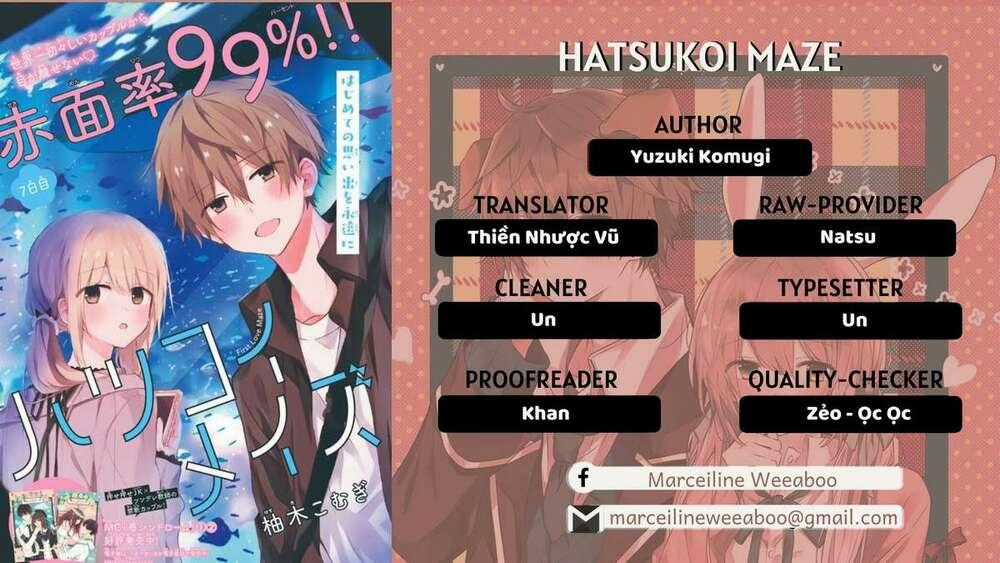 Hatsukoi Maze Chapter 8 trang 0