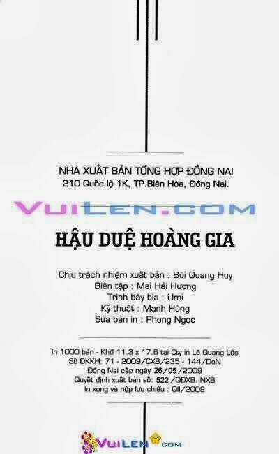 Hậu Duệ Hoàng Gia Chapter 4 trang 1