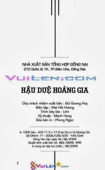 Hậu Duệ Hoàng Gia Chapter 8 trang 1