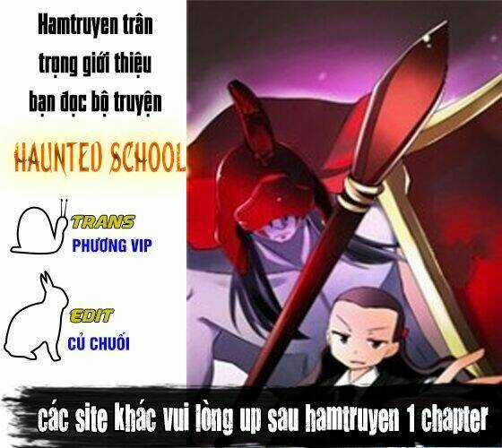 Haunted School - Ngôi Trường Ma Ám Chapter 1 trang 0