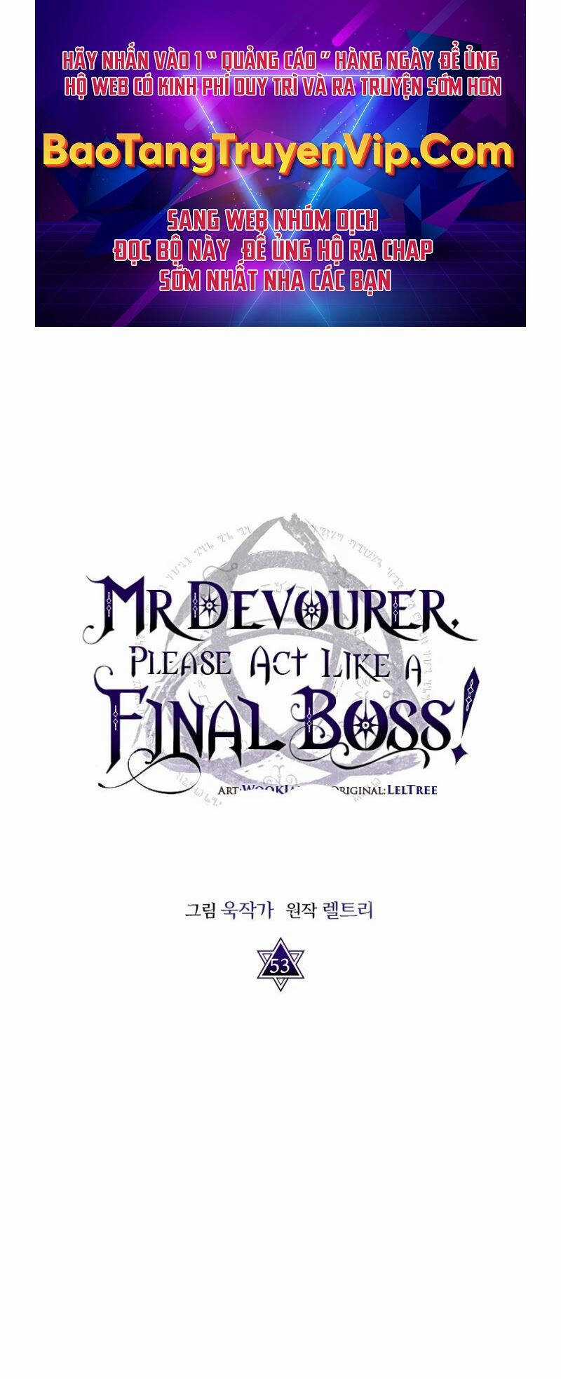 Hãy Hành Động Như Một Boss Đi Ngài Mr Devourer Chapter 53 trang 0