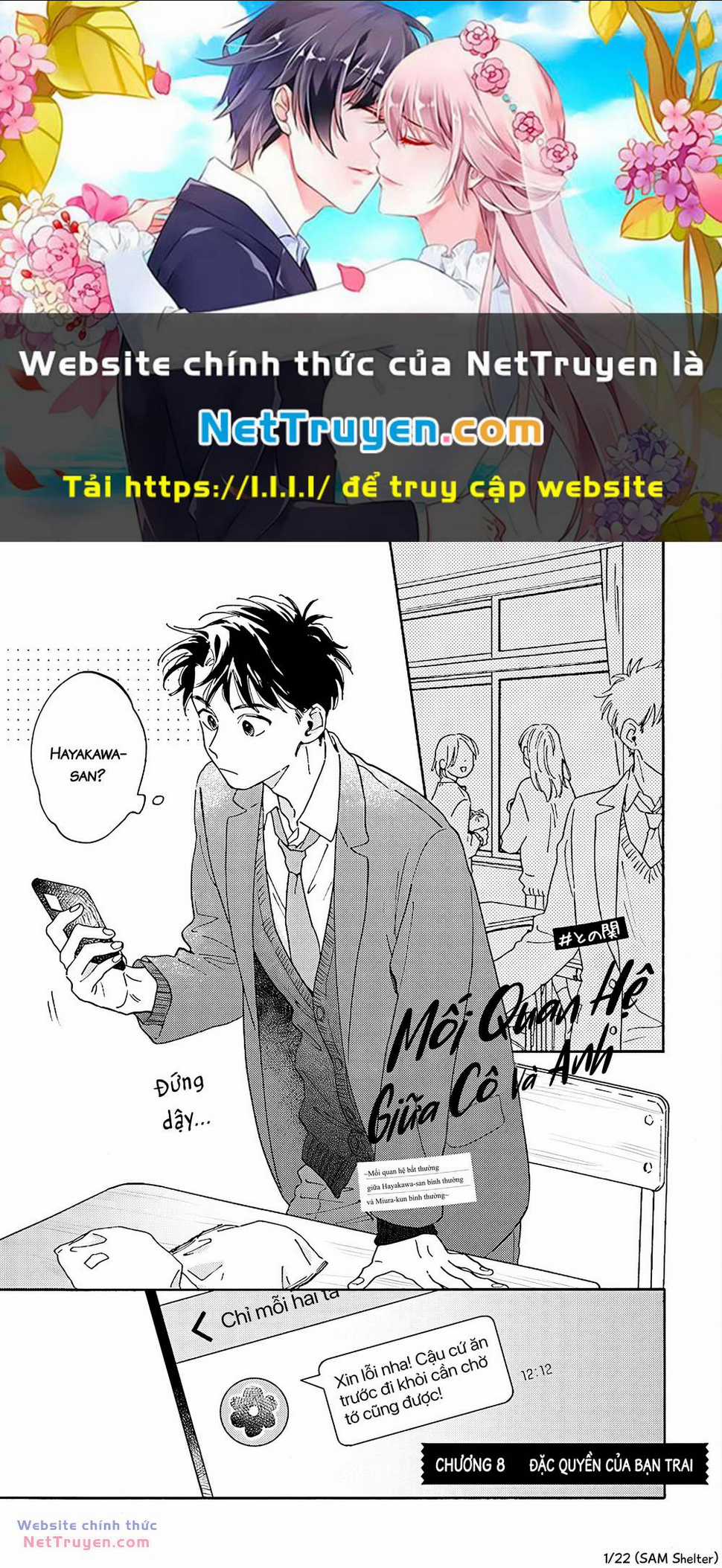 Hayakawa-San Và Miura-Kun Chapter 8 trang 0