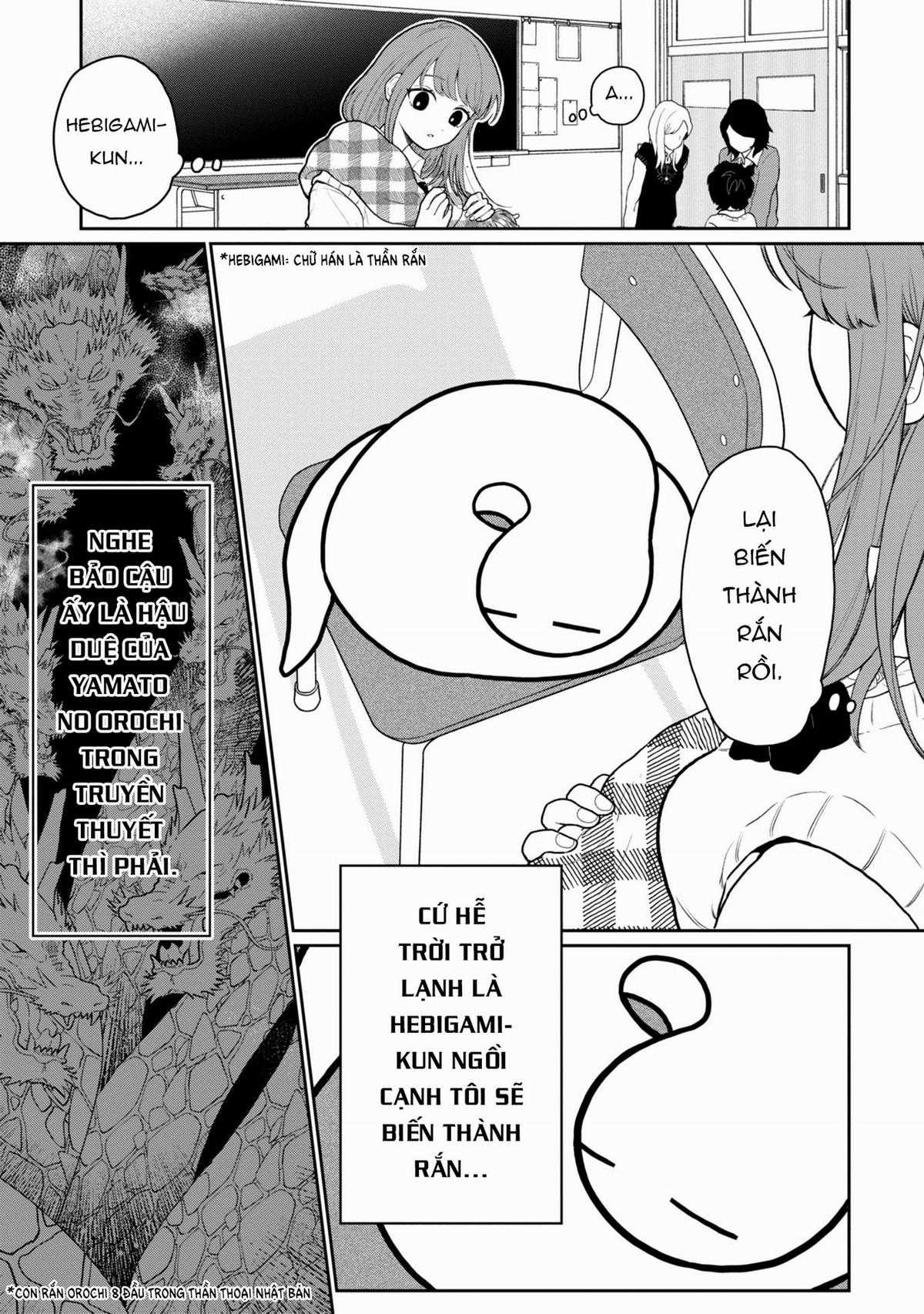 Hebigami-kun wa samui to henshin shichau kara Chapter 0 trang 1