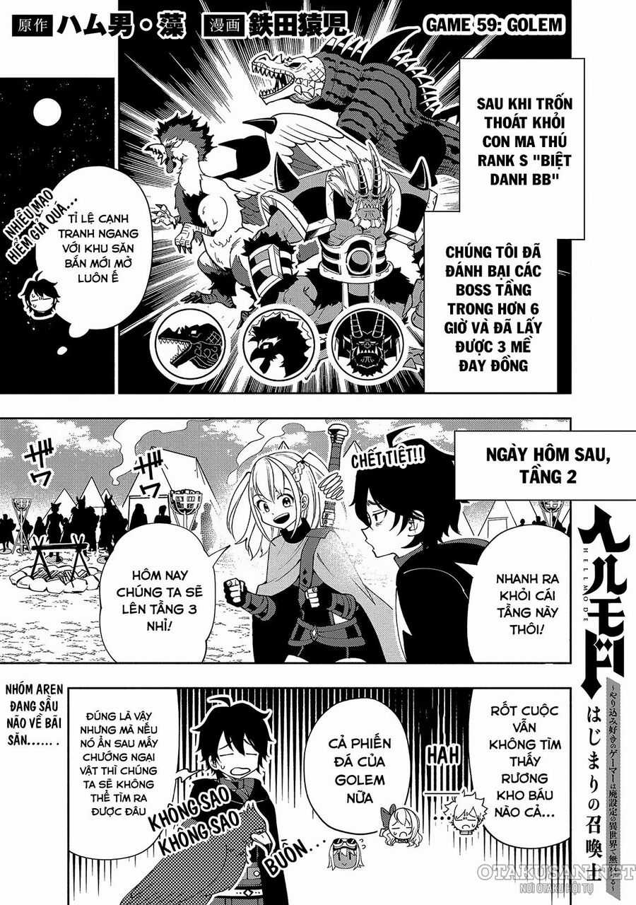 Hell Mode: Yarikomi Suki No Gamer Wa Hai Settei No Isekai De Musou Suru Chapter 59 trang 1