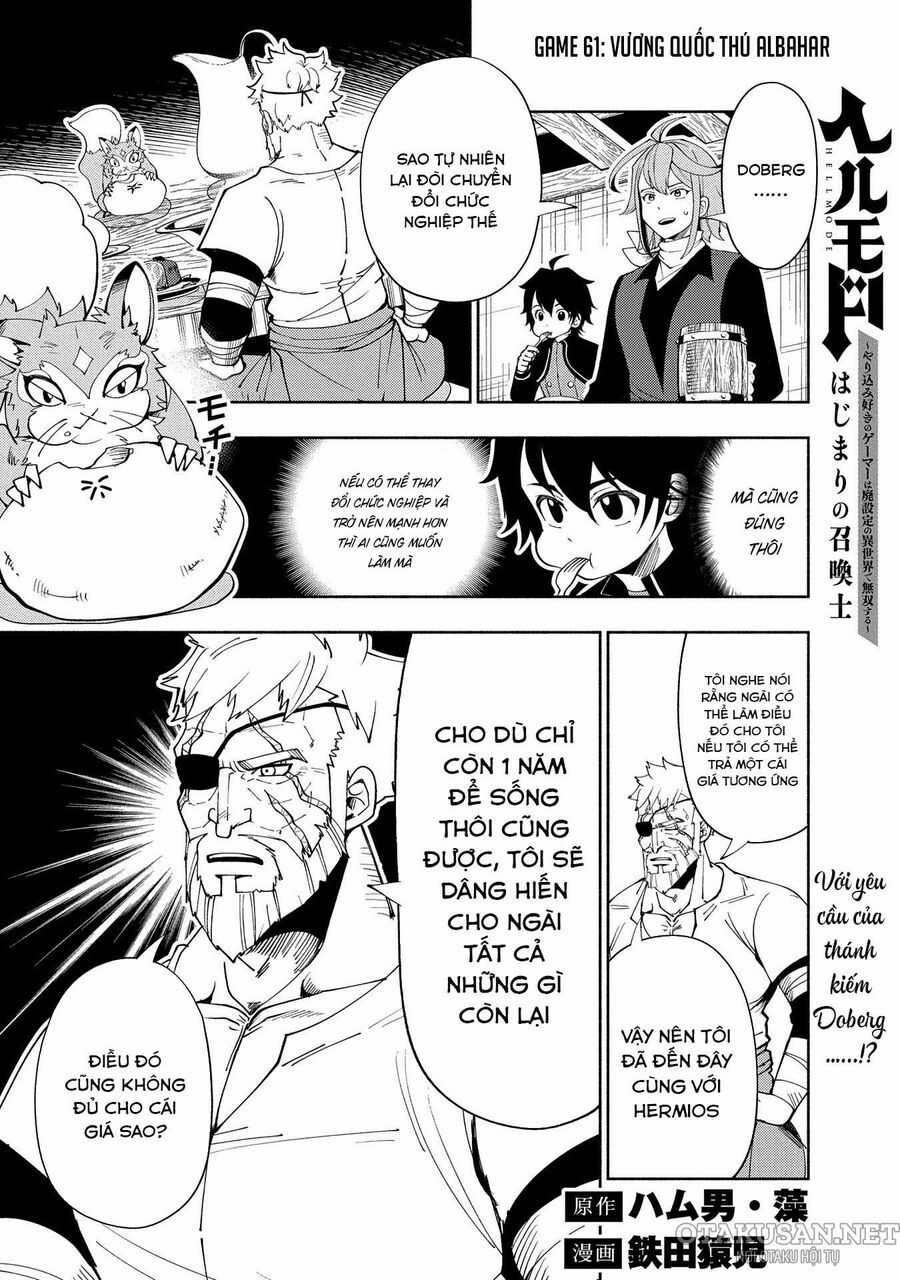 Hell Mode: Yarikomi Suki No Gamer Wa Hai Settei No Isekai De Musou Suru Chapter 61 trang 1