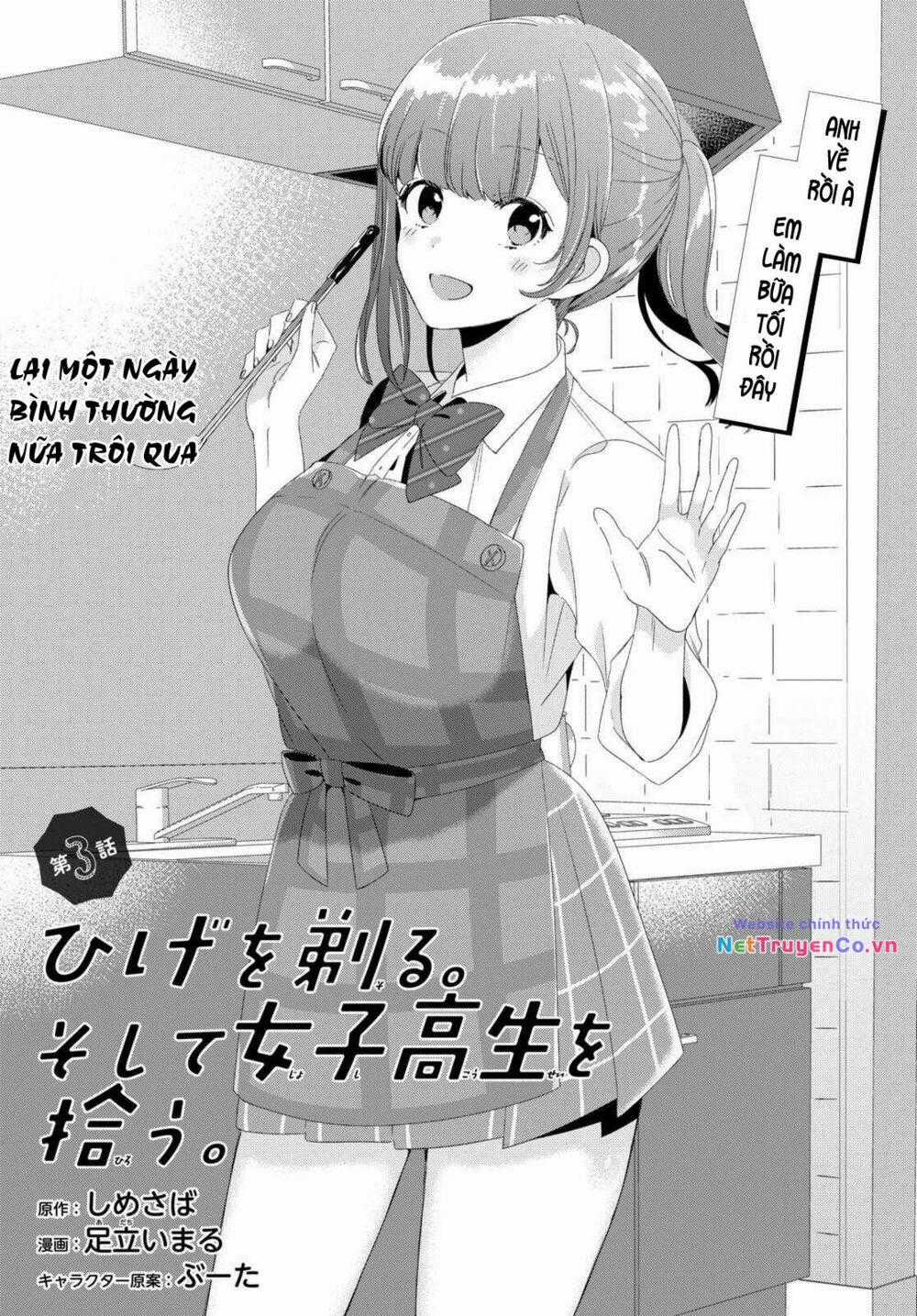 Hige Wo Soru. Soshite Joshikosei Wo Hirou Chapter 3 trang 1