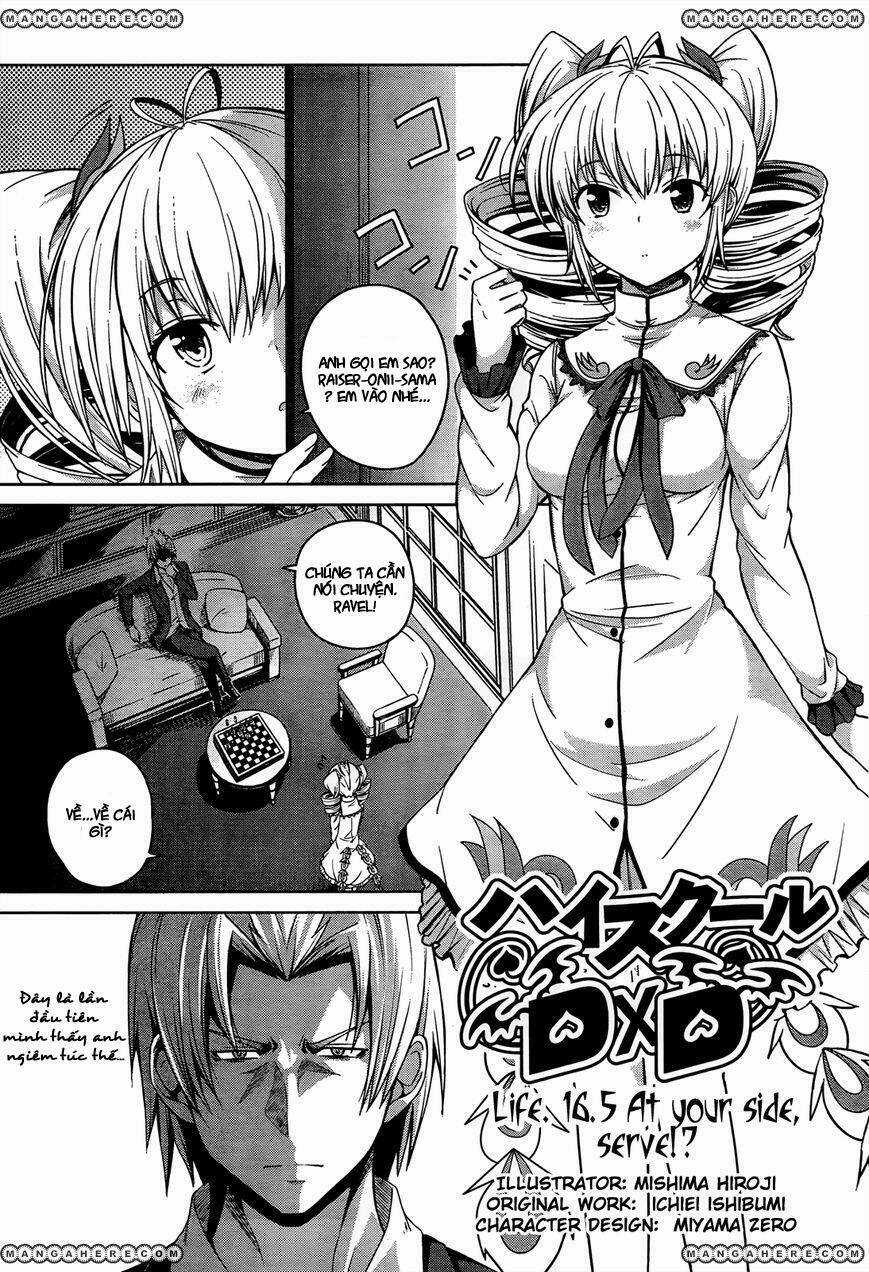 High School DxD: Aashia & Koneko Himitsu no Keiyaku!? Chapter 16.5 trang 1