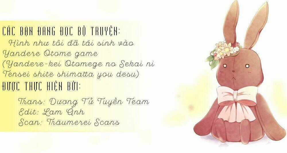 Hình Như Tôi Đã Tái Sinh Vào Yandere Otome Game Chapter 1 trang 1