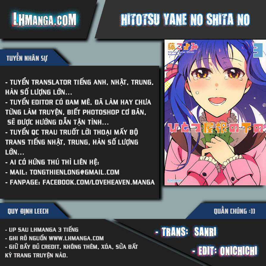 Hitotsu Yane No Shita No Chapter 2 trang 0