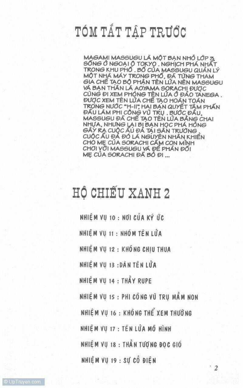 Hộ Chiếu Xanh Chapter 2 trang 1