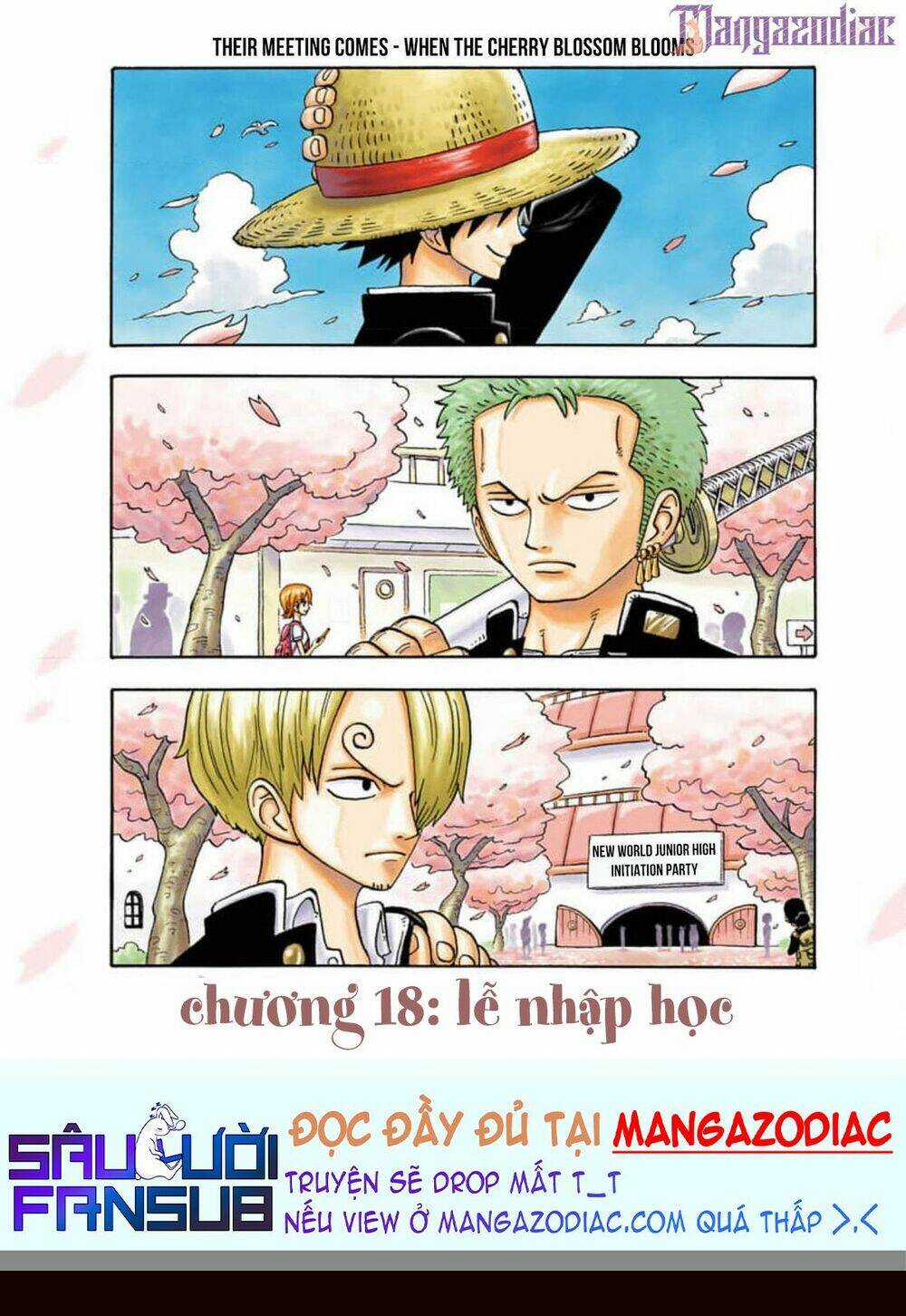 Học Viện One Piece Chapter 18 trang 0