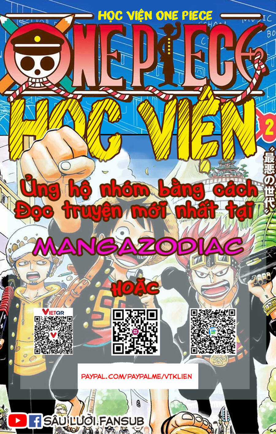 Học Viện One Piece Chapter 7.5 trang 0