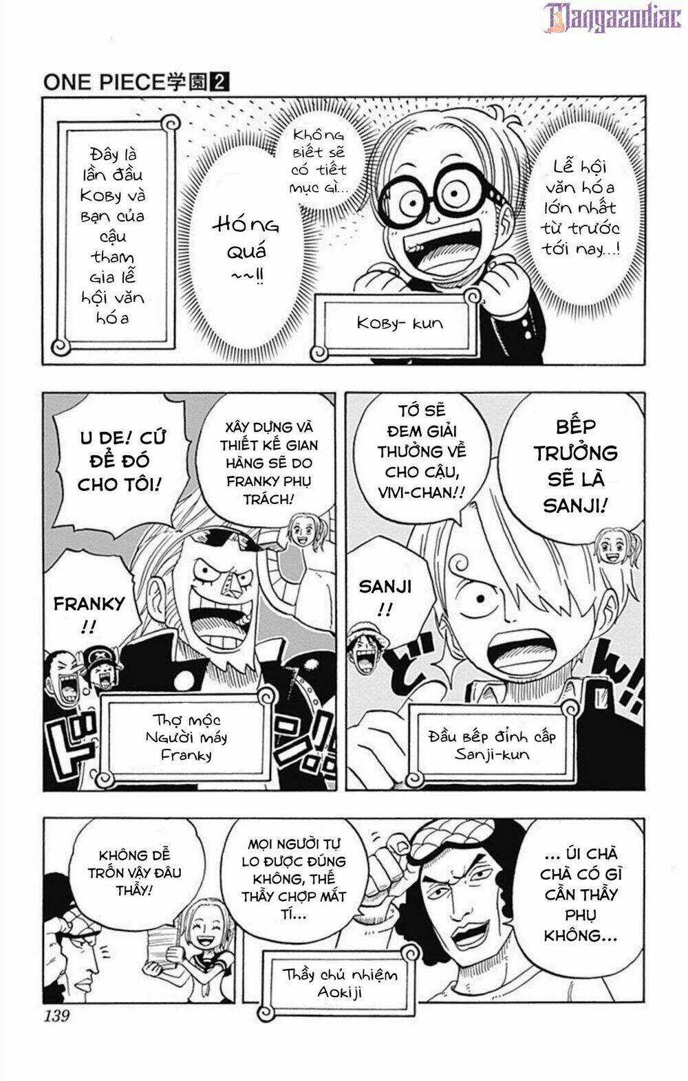 Học Viện One Piece Chapter 9 trang 1