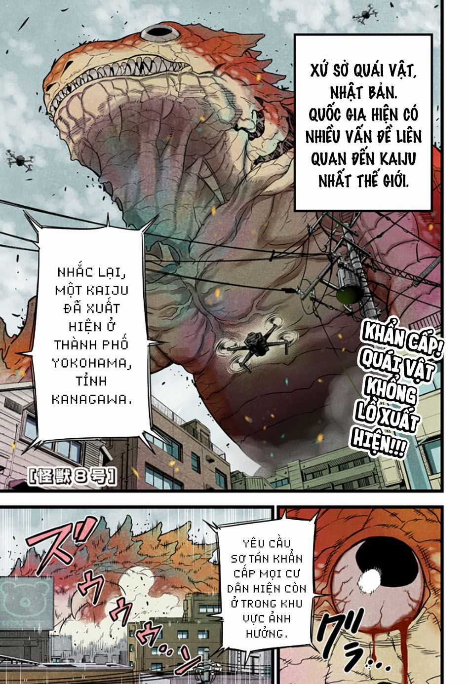 Hôm Nay - Tôi Hóa Kaiju Chapter 1.1 trang 0