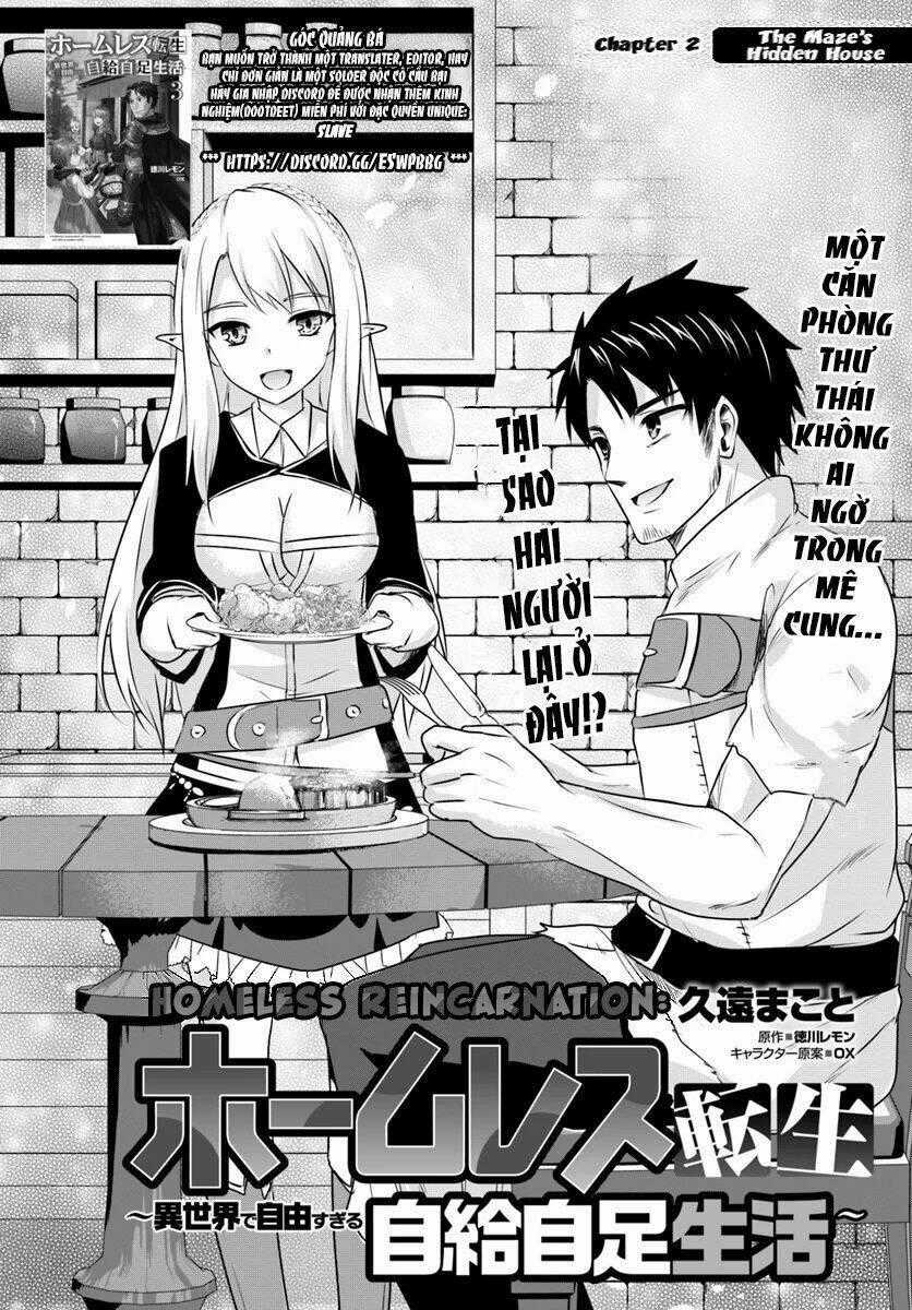 Homeless Tensei: Isekai De Jiyuu Sugiru Majutsu Jisoku Seikatsu Chapter 2.1 trang 1