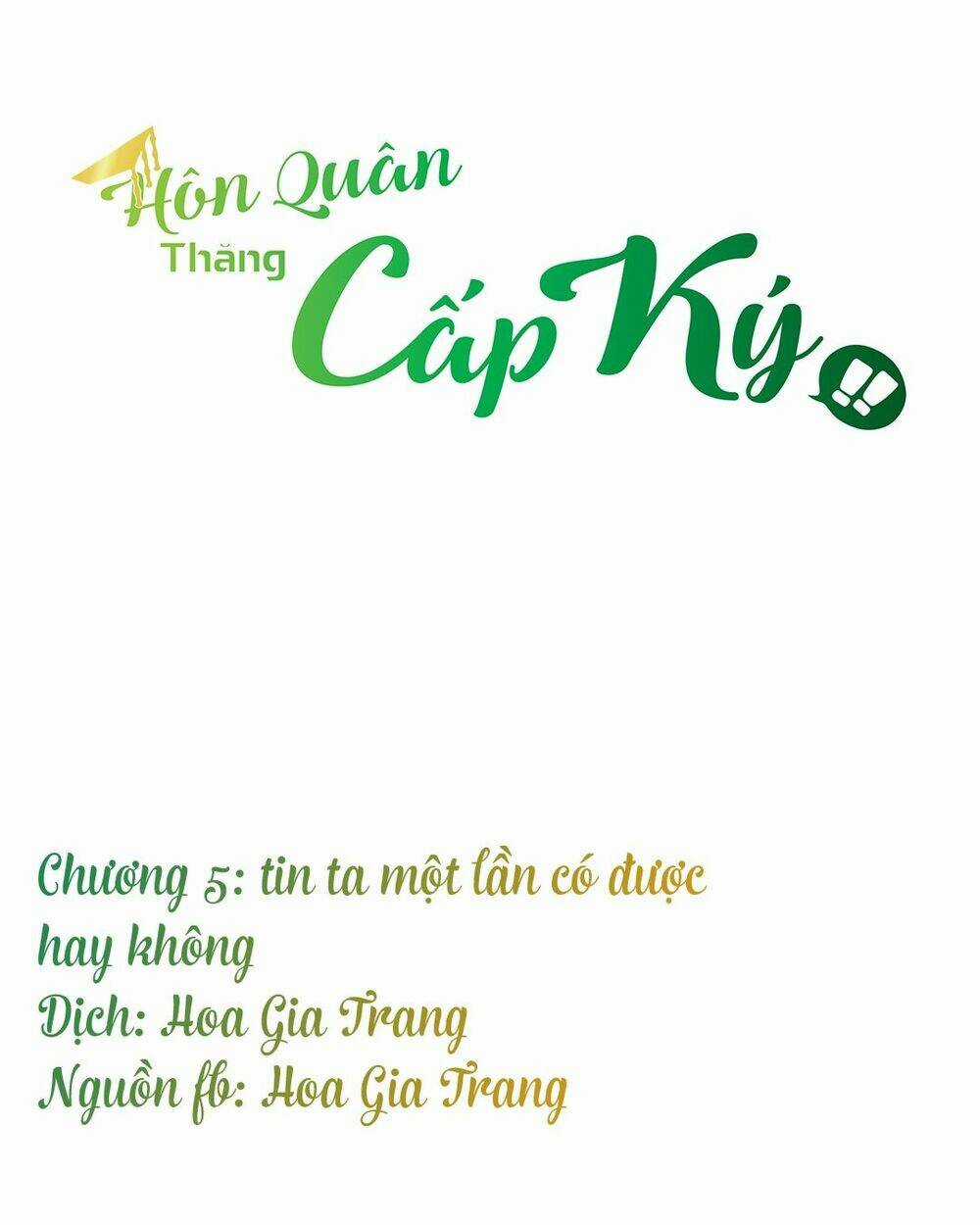 Hôn Quân Thăng Cấp Ký Chapter 5 trang 0