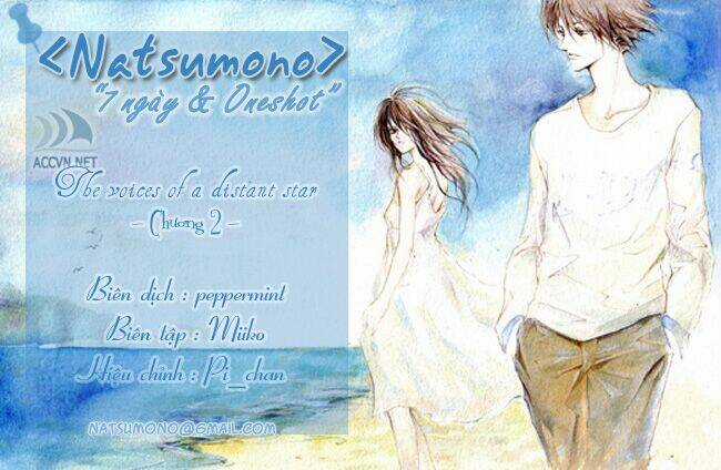 Hoshi No Koe Chapter 4 trang 0