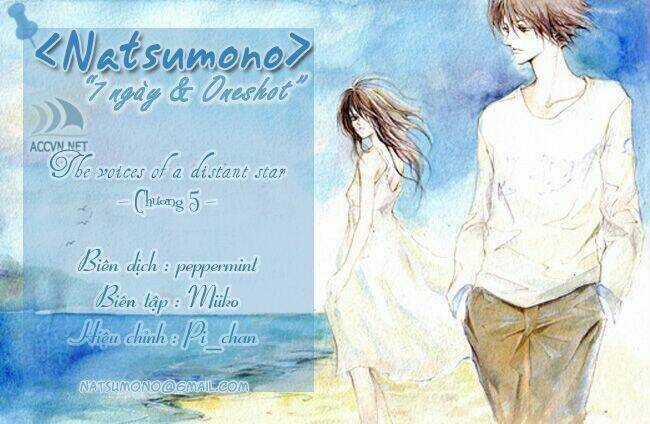 Hoshi No Koe Chapter 5 trang 0