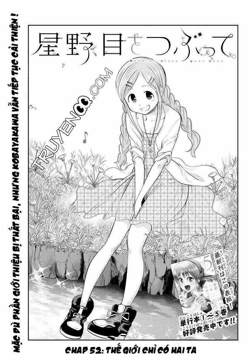 Hoshino, Me O Tsubette Chapter 52 trang 1