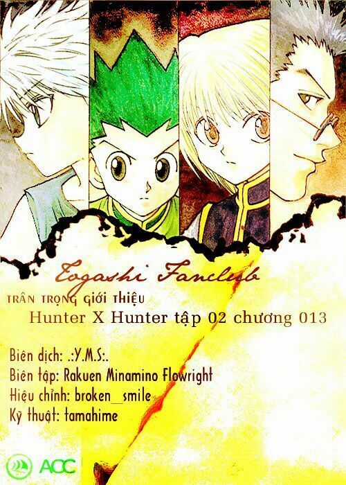 HUNTER X HUNTER Chapter 13 trang 1