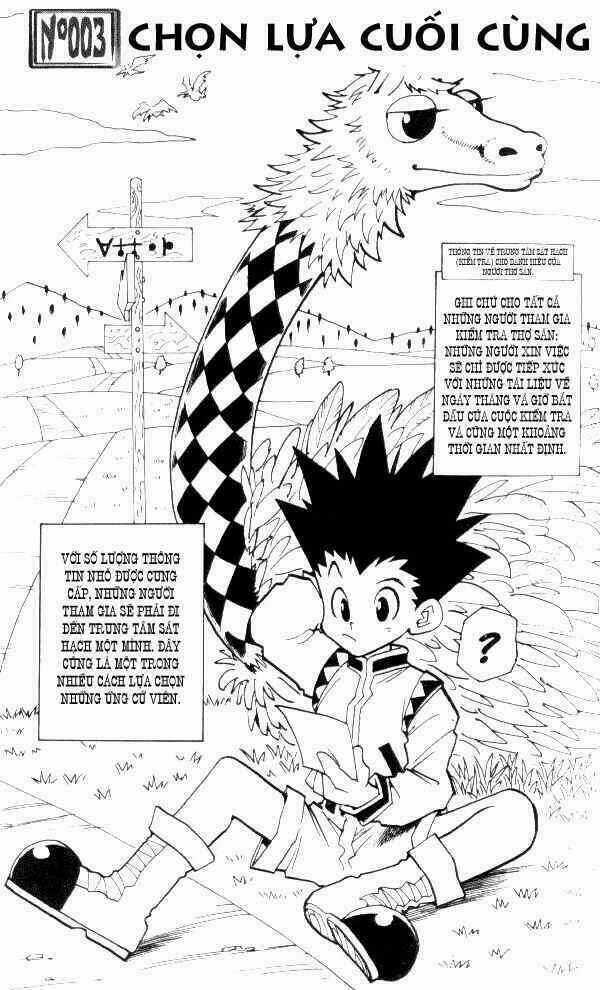 HUNTER X HUNTER Chapter 3 trang 1